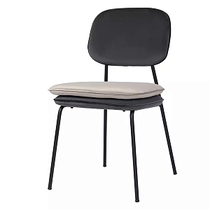 Стул с мягкой обивкой из велюра Soft Velor Chair
