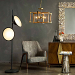 Торшер черный с 2-мя большими лампами Black Diffusers варинант исполнения - 3 | Loft Concept в Ростове-на-Дону