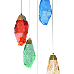 Потолочный светильник с пятью цветными плафонами Soar Colorful Lamp варинант исполнения - 4 | Loft Concept в Ростове-на-Дону