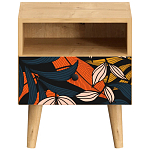Прикроватная тумба с изображением на ящике Elise Nightstand варинант исполнения - 9 | Loft Concept в Ростове-на-Дону
