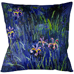 Подушка декоративная Ирисы Impressionism in Art варинант исполнения - 1 | Loft Concept в Ростове-на-Дону
