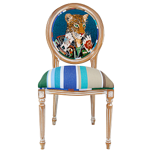 Стул Crazy Leopard Blue