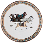 Чайный сервиз из фарфора с изображением лошадей на 6 персон 15 предметов Porcelain Horse Set  варинант исполнения - 6 | Loft Concept в Ростове-на-Дону