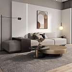 Комплект их 2-х круглых дизайнерских журнальных столов Difelap варинант исполнения - 2 | Loft Concept в Ростове-на-Дону