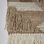 Панно из шерсти и хлопка с узором Beige Calista Cascade варинант исполнения - 7 | Loft Concept в Ростове-на-Дону