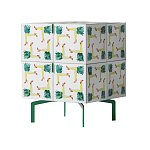 Тумба  с рисунком ShortT Pina Colada Green варинант исполнения - 3 | Loft Concept в Ростове-на-Дону