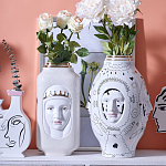 Ваза с золотисто-белыми фрагментами Faces of Imagination варинант исполнения - 3 | Loft Concept в Ростове-на-Дону