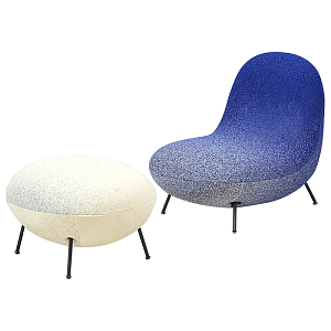 Кресло и пуф Whitney Gradient Armchair and Ottoman