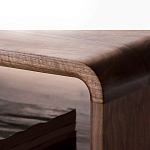 Кофейный стол из дерева с ящиком и нишей для хранения Coffee Walnut Table варинант исполнения - 6 | Loft Concept в Ростове-на-Дону