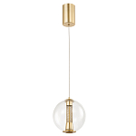 Подвесной светильник с плафоном в форме шара Inner Gleam Orb gold варинант исполнения - 4 | Loft Concept в Ростове-на-Дону