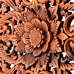 Панно из дерева квадратное Tracery Panel With Trees варинант исполнения - 2 | Loft Concept в Ростове-на-Дону