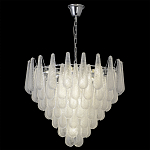 Люстра с подвесками из рифленного стекла в форме капель Textured Glass Chandelier варинант исполнения - 5 | Loft Concept в Ростове-на-Дону
