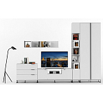 Полка навесная белая открытая Strict Lines  варинант исполнения - 6 | Loft Concept в Ростове-на-Дону