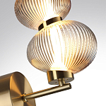 Бра с 2-мя рифлеными стеклянными шарами Marcelh Light варинант исполнения - 8 | Loft Concept в Ростове-на-Дону