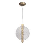 Подвесной светильник с круглым стеклянным плафоном Gingham варинант исполнения - 5 | Loft Concept в Ростове-на-Дону