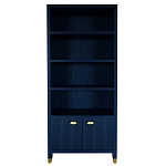 Книжный Стеллаж Elsa Dreams Blue с задней стенкой варинант исполнения - 6 | Loft Concept в Ростове-на-Дону