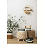 Корзина для хранения с ручками Interlacement Green  варинант исполнения - 6 | Loft Concept в Ростове-на-Дону