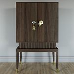 Кабинетный шкаф Elsa Dreams Walnut с 2-мя ящиками варинант исполнения - 3 | Loft Concept в Ростове-на-Дону