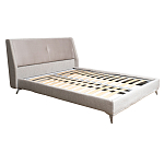 Кровать двуспальная серая Heart of the Bedroom варинант исполнения - 1 | Loft Concept в Ростове-на-Дону