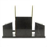 Настольный письменный набор из мрамора и змеевика с гербом России Marble Accessory варинант исполнения - 4 | Loft Concept в Ростове-на-Дону