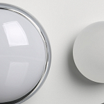 Бра овальной формы белого цвета с 2-мя лампами Lunar Pebbles варинант исполнения - 7 | Loft Concept в Ростове-на-Дону