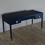 Письменный стол Elsa Dreams Blue Шпон дерево с двумя ящиками варинант исполнения - 2 | Loft Concept в Ростове-на-Дону