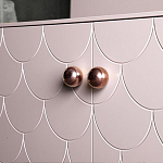 Дизайнерский комод розовый с фактурным фасадом Tiles варинант исполнения - 2 | Loft Concept в Ростове-на-Дону