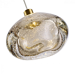 Подвесной светильник с прозрачным стеклянным плафоном округлой формы Effervia  варинант исполнения - 9 | Loft Concept в Ростове-на-Дону