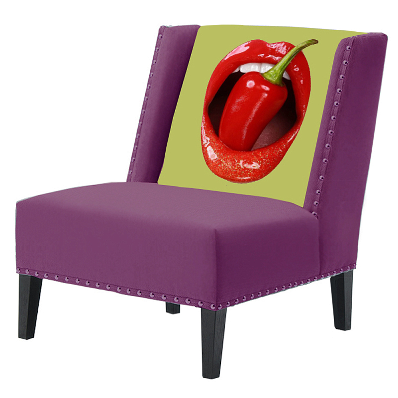 FUN Armchair "Chili Pepper" Purple         -- | Loft Concept 