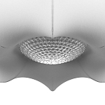 Подвесной светильник с белым фигурным абажуром и мягкими волнистыми краями Cloud Motion  варинант исполнения - 6 | Loft Concept в Ростове-на-Дону