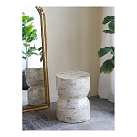 Приставной столик с мозаичным рисунком из раковин устриц Bone Inlay варинант исполнения - 5 | Loft Concept в Ростове-на-Дону