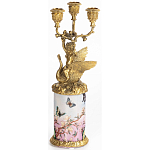 Фарфоровый подсвечник Лебедь с ангелом Asse варинант исполнения - 3 | Loft Concept в Ростове-на-Дону
