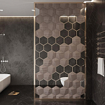 Гипсовая 3D панель с принтографией PM-30 варинант исполнения - 3 | Loft Concept в Ростове-на-Дону