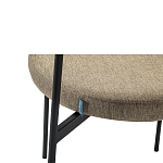 Стул металлический с мягкой спинкой и сиденьем Alfie Chair варинант исполнения - 9 | Loft Concept в Ростове-на-Дону