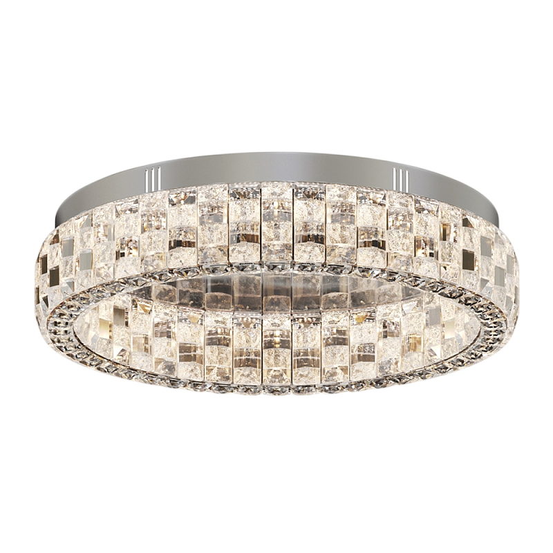 Потолочный светильник Castello 3000К 24Вт Хром Прозрачный в Ростове-на-Дону | Loft Concept 