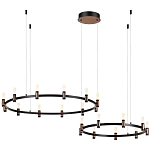 Люстра подвесная с цилиндрическими плафонами на двух круглых подвесах  Arnaut Light варинант исполнения - 4 | Loft Concept в Ростове-на-Дону