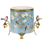 Фарфоровое кашпо с птицами Eden Garden варинант исполнения - 1 | Loft Concept в Ростове-на-Дону