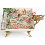 Блюдо фарфоровое Поле цветов Terra варинант исполнения - 3 | Loft Concept в Ростове-на-Дону