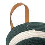 Корзина для хранения с ручками Interlacement Green  варинант исполнения - 2 | Loft Concept в Ростове-на-Дону