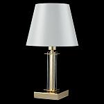 Настольная лампа с белым тканевым абажуром в форме конуса Laurent варинант исполнения - 8 | Loft Concept в Ростове-на-Дону