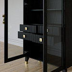 Дизайнерский шкаф витрина Elsa Dreams Black с 4-мя ящиками варинант исполнения - 8 | Loft Concept в Ростове-на-Дону