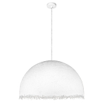 Подвесной светильник в форме купола белого цвета с ажурной бахромой Tactile Line варинант исполнения - 2 | Loft Concept в Ростове-на-Дону