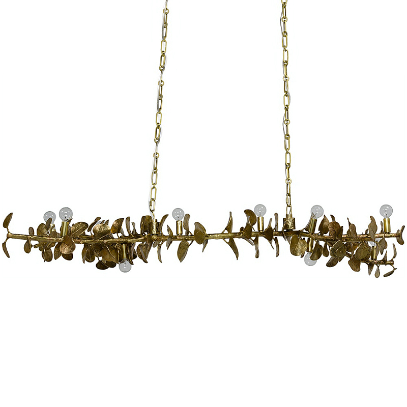   Brass Eucalyptus Branches Lighting Chandelier   -- | Loft Concept 