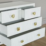 Бельевой Комод с 4 ящиками Elsa Dreams White варинант исполнения - 3 | Loft Concept в Ростове-на-Дону