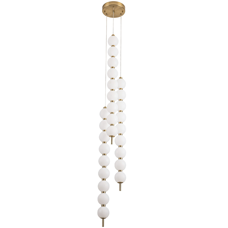          Pearls Suspension Brass Cascade Hanging Lamp    -- | Loft Concept 