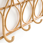 Настенная вешалка из ротанга Wila Wall Hanger L варинант исполнения - 5 | Loft Concept в Ростове-на-Дону