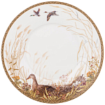 Чайная пара из фарфора с изображением утки и лисы 300 мл Hunting Porcelain Collection варинант исполнения - 2 | Loft Concept в Ростове-на-Дону