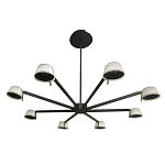 Люстра черного цвета на штанге Noir Supernova варинант исполнения - 4 | Loft Concept в Ростове-на-Дону