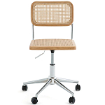 Офисный стул из ротанга на колёсах June Rattan Wicker Chair варинант исполнения - 2 | Loft Concept в Ростове-на-Дону