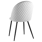 Мягкий стул в сером велюре Miruna Chair варинант исполнения - 4 | Loft Concept в Ростове-на-Дону